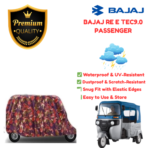 BAJAJ RE E TEC 9.0 - MILITARY GRADE AUTO COVER